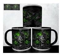 MUG collection design - Tête de mort Skull Halloween 980 Blanc G