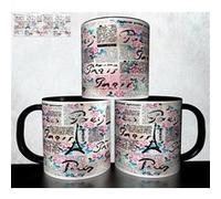 MUG collection design - Voyage Souvenir Glamour Paris 1095 Blanc G