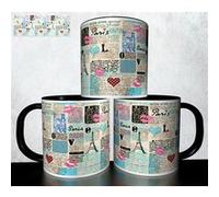MUG collection design - Voyage Souvenir Glamour Paris 1104 Blanc G
