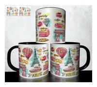 MUG collection design - Voyage Souvenir Glamour Paris 1109 Blanc G