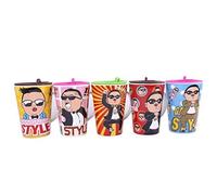 Mug collection psy avec couvercle