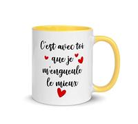 Mug Coloré C'est avec toi que je m'engueule le mieux - Idée cadeau