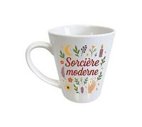 Mug conique Sorcière moderne 320 ml