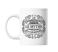 Mug Conservateur Du Patrimoine Le Mythe La Légende Blanc Tasse Cadeau Personnalisé