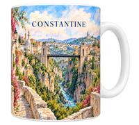 Mug Constantine Aquarelle - Les Murs Peints de Mémoire Céramique 330 ml | Mug Constantine Aquarelle, céramique 330 ml