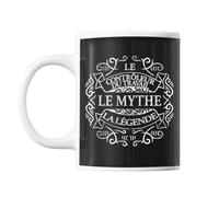 Mug Contrôleur Du Travail Le Mythe La Légende Noir Tasse Cadeau Personnalisé