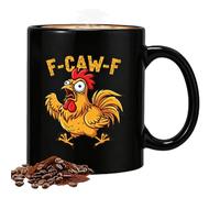 Mug Coq - 330ml Céramique Pour Boissons,Tasses À Boire Pour Halloween,Pour Collectionneurs Halloween Vin Bière Salle à Manger Bureau Restaurant Enseignants Étudiants Anniversaire
