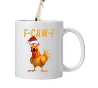 Mug Coq | 35 cl à Thème Animal Humoristique avec Poignée Ergonomique en Céramique | Mug à Café Poulet Humoristique | Pour Halloween, Vacances, Thanksgiving, Anniversaire, Automne, Fête, Maison, Cuisin