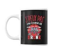 Mug Course de drone j'peux pas Noir
