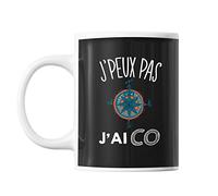 Mug Course d'orientation j'peux pas Noir