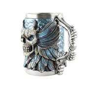 Mug Crâne Tête De Mort 503 ml Design Squelette Halloween Décor de Bar