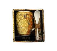 - Mug cuillère KLIMT - ARBRE DE VIE en céramique - Hauteur 10.5 cm - Largeur 8.5 cm