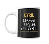 Mug Cyril Prénom Mythe Légende