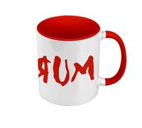 Mug de Couleur Qualité Premium Rouge - Redrum Halloween Peur Murder Film Horreur - Tasse avec anse et intérieur de couleur