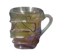 Mug De Livre Peint, Creative 3D Livres Peints Tasse De Café, Nouveauté Livre Coloré Empil Tasse De Café, Élégante Tasse Vintage En Acrylique, Cadeau De Collection Pour Les Amateurs De Littérature