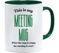 Mug de réunion | Mug de bureau et coffret cadeau pour la fête des pères ou la fête des pères | Cadeaux pour les papas d'anniversaire | Mugs de Noël pour papa ou mon père sœur | Tasse de travail