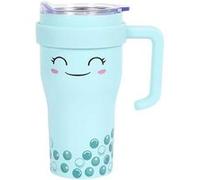 Mug Isotherme - Kawaii - Mini Miami - 600ml - Rose et Violet - Inox - Enfant