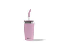 SIGG - Mug Isotherme - Travel Mug Helia - Avec Paille En Verre & Brosse De Nettoyage - Étanche - Sans BPA - En Acier Inoxydable 18/8 - 0,45L / 0,6L