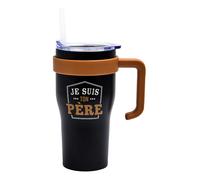 Mug de transport - the concept factory - mini miami - 60 cl - noir