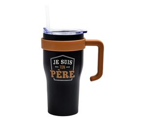 Mug de transport - the concept factory - mini miami - 60 cl - noir