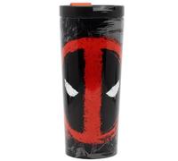 Mug de voyage en acier inoxydable Stor Marvel Deadpool Noir 425 ml
