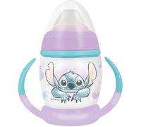 Mug de voyage Fancy 270 ml Stitch - Design Disney Lilo & Stitch - Couvercle anti-goutte, parfait pour boissons chaudes et froides, portable et pratique.