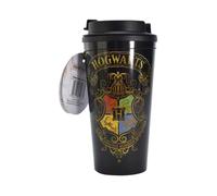 Mug de voyage - Harry Potter - Bouclier de Poudlard - 450 ml - Inox - Double paroi