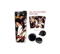 Mug de voyage isotherme en plastique portable - couvercle à vis - DEATH NOTE #1 (400ml)