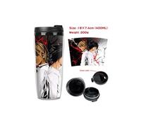 Mug de voyage isotherme en plastique portable - couvercle à vis - DEATH NOTE #4 (400ml)
