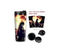 Mug de voyage STACK isotherme en plastique portable - couvercle à vis - Demon Slayer #23 (400ml) G