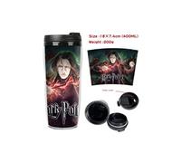Mug de voyage isotherme en plastique portable - couvercle à vis - Harry potter #4 (400ml)
