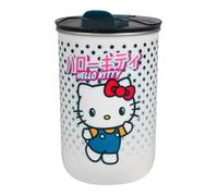 Paladone Mug de voyage Hello Kitty, isotherme avec couvercle, sous licence officielle Sanrio, 350 ml