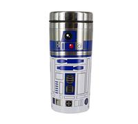 Mug de Voyage Paladone R2-D2 - Flask en Acier Inoxydable Officiel Star Wars, Cadeau Original pour Fans de Lucas Film, 450ml (15 fl oz)