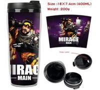 Mug de voyage STACK isotherme en plastique portable - couvercle à vis - APEX Legends #10 (400ml) G