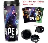 Mug de voyage STACK isotherme en plastique portable - couvercle à vis - APEX Legends #6 (400ml) G