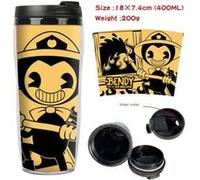 Mug de voyage STACK isotherme en plastique portable - couvercle à vis - Bendy #3 (400ml) G