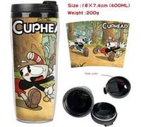 Mug de voyage STACK isotherme en plastique portable - couvercle à vis - Cuphead #1 (400ml) G