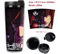 Mug de voyage STACK isotherme en plastique portable - couvercle à vis - DEATH NOTE #2 (400ml)