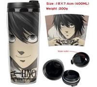 Mug de voyage STACK isotherme en plastique portable - couvercle à vis - DEATH NOTE #7 (400ml)