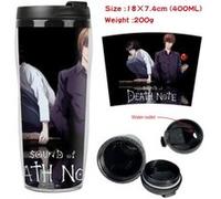 Mug de voyage STACK isotherme en plastique portable - couvercle à vis - DEATH NOTE #8 (400ml) G