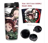 Mug de voyage STACK isotherme en plastique portable - couvercle à vis - Demon Slayer #16 (400ml) G