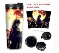 Mug de voyage STACK isotherme en plastique portable - couvercle à vis - Demon Slayer #23 (400ml)