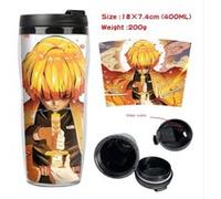 Mug de voyage STACK isotherme en plastique portable - couvercle à vis - Demon Slayer #30 (400ml)