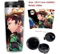 Mug de voyage STACK isotherme en plastique portable - couvercle à vis - Demon Slayer #65 (400ml) G