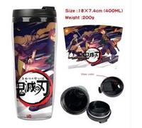 Mug de voyage STACK isotherme en plastique portable - couvercle à vis - Demon Slayer #7 (400ml) G