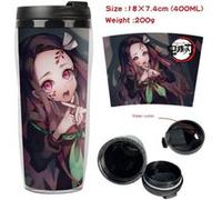 Mug de voyage STACK isotherme en plastique portable - couvercle à vis - Demon Slayer #72 (400ml) G