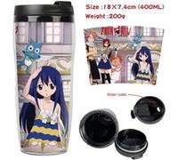 Mug de voyage STACK isotherme en plastique portable - couvercle à vis - Fairy Tail #13 (400ml) G
