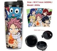 Mug de voyage STACK isotherme en plastique portable - couvercle à vis - Fairy Tail #15 (400ml) G