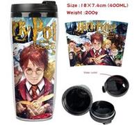Mug de voyage STACK isotherme en plastique portable - couvercle à vis - Harry potter #5 (400ml) G