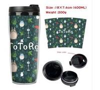 Mug de voyage STACK isotherme en plastique portable - couvercle à vis - Totoro #1 (400ml) G